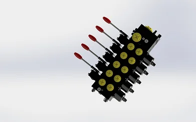 5 Spool Load-Sensing Hydraulic Manifold, LT-PSV-5