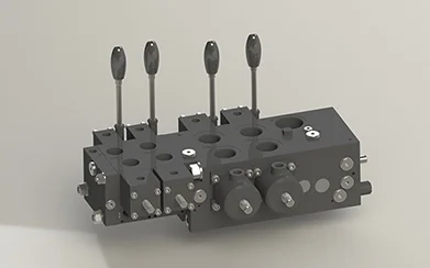 Threaded Connection Load-Sensing Hydraulic Manifold, LT-PSV-5-3
