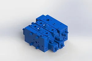 2 Spool Load-Sensing Hydraulic Manifold
